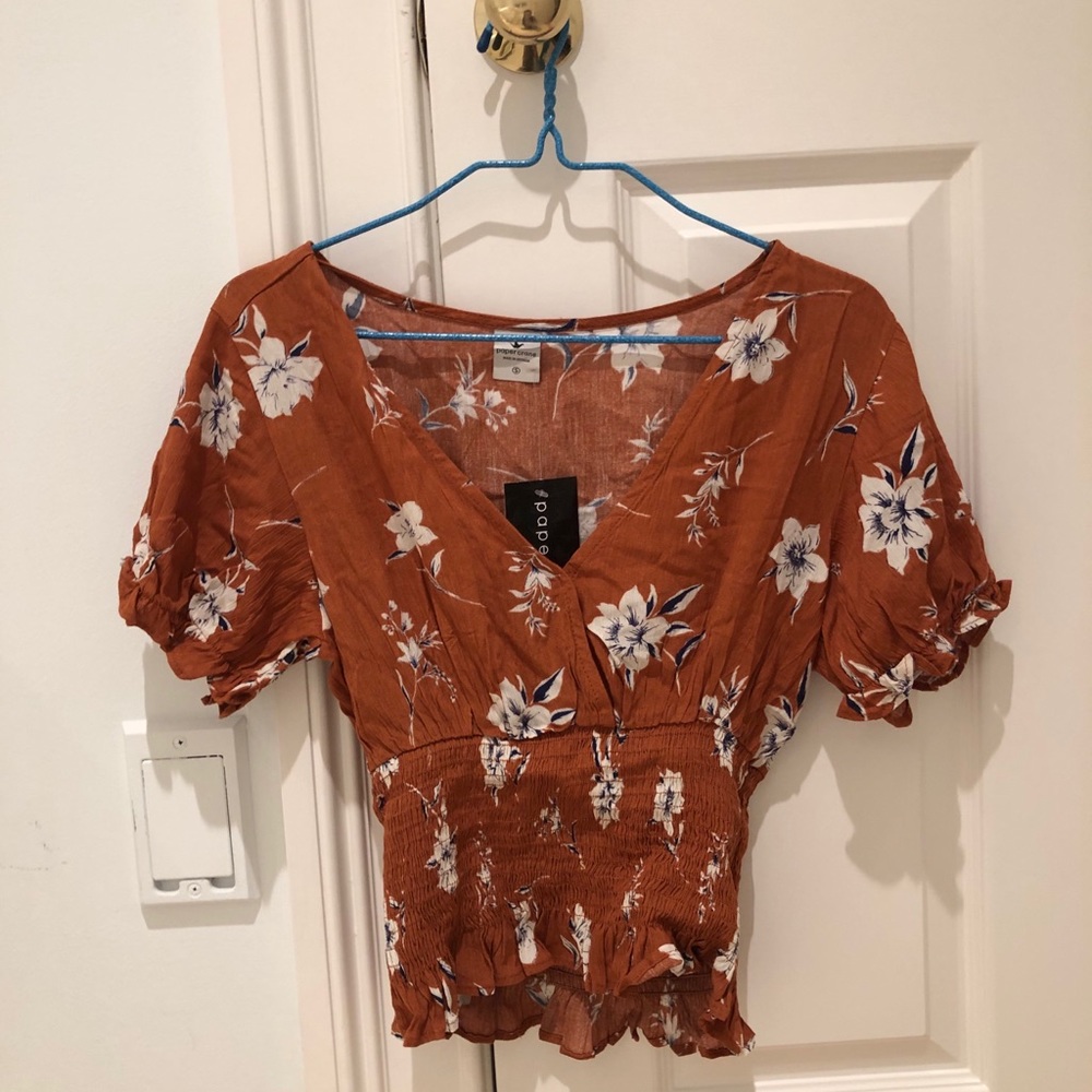 Paper Crane Floral Blouse